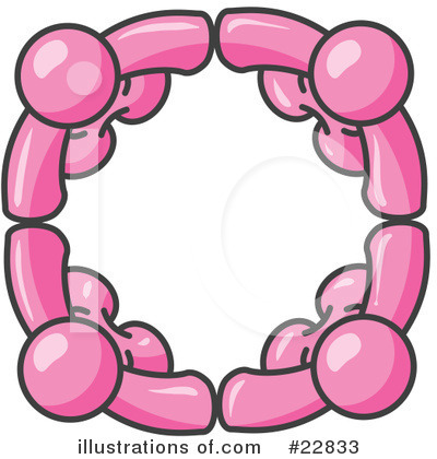 Royalty-Free (RF) Pink Collection Clipart Illustration by Leo Blanchette - Stock Sample #22833