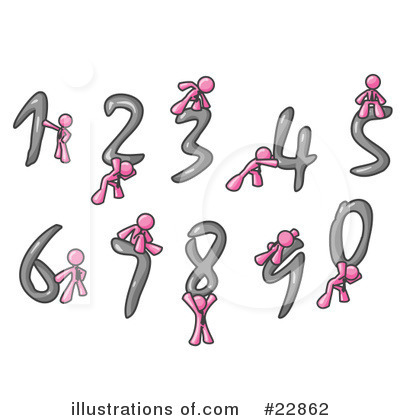 Numbers Clipart #22862 by Leo Blanchette