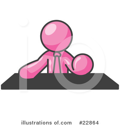 Royalty-Free (RF) Pink Collection Clipart Illustration by Leo Blanchette - Stock Sample #22864
