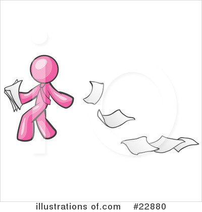 Royalty-Free (RF) Pink Collection Clipart Illustration by Leo Blanchette - Stock Sample #22880