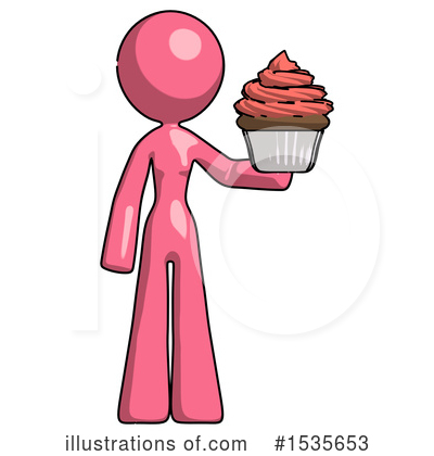 Royalty-Free (RF) Pink Design Mascot Clipart Illustration by Leo Blanchette - Stock Sample #1535653