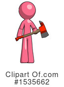 Pink Design Mascot Clipart #1535662 by Leo Blanchette