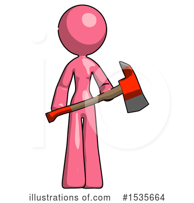 Royalty-Free (RF) Pink Design Mascot Clipart Illustration by Leo Blanchette - Stock Sample #1535664