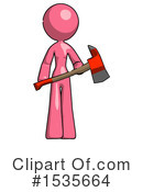 Pink Design Mascot Clipart #1535664 by Leo Blanchette