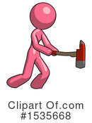 Pink Design Mascot Clipart #1535668 by Leo Blanchette