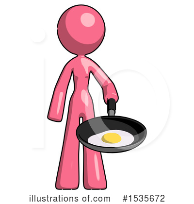 Royalty-Free (RF) Pink Design Mascot Clipart Illustration by Leo Blanchette - Stock Sample #1535672