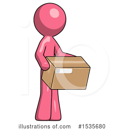 Royalty-Free (RF) Pink Design Mascot Clipart Illustration by Leo Blanchette - Stock Sample #1535680