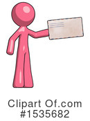 Pink Design Mascot Clipart #1535682 by Leo Blanchette
