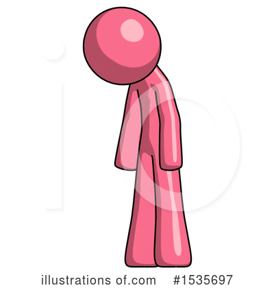 Royalty-Free (RF) Pink Design Mascot Clipart Illustration by Leo Blanchette - Stock Sample #1535697