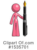 Pink Design Mascot Clipart #1535701 by Leo Blanchette
