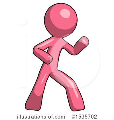 Royalty-Free (RF) Pink Design Mascot Clipart Illustration by Leo Blanchette - Stock Sample #1535702