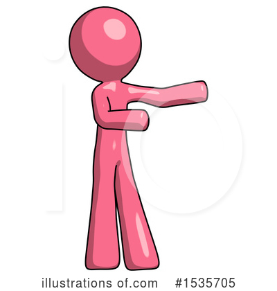 Royalty-Free (RF) Pink Design Mascot Clipart Illustration by Leo Blanchette - Stock Sample #1535705