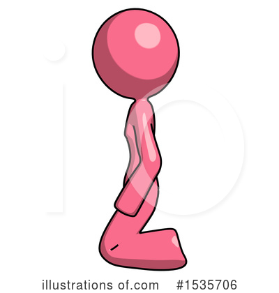 Royalty-Free (RF) Pink Design Mascot Clipart Illustration by Leo Blanchette - Stock Sample #1535706