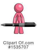Pink Design Mascot Clipart #1535707 by Leo Blanchette