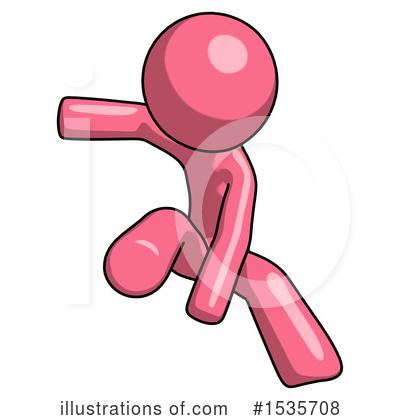 Royalty-Free (RF) Pink Design Mascot Clipart Illustration by Leo Blanchette - Stock Sample #1535708