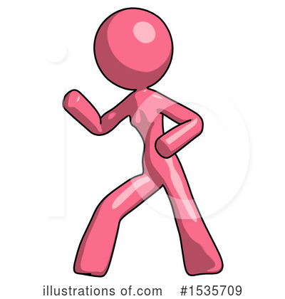 Royalty-Free (RF) Pink Design Mascot Clipart Illustration by Leo Blanchette - Stock Sample #1535709