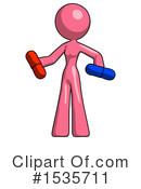 Pink Design Mascot Clipart #1535711 by Leo Blanchette