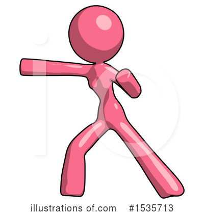 Royalty-Free (RF) Pink Design Mascot Clipart Illustration by Leo Blanchette - Stock Sample #1535713