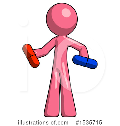 Royalty-Free (RF) Pink Design Mascot Clipart Illustration by Leo Blanchette - Stock Sample #1535715
