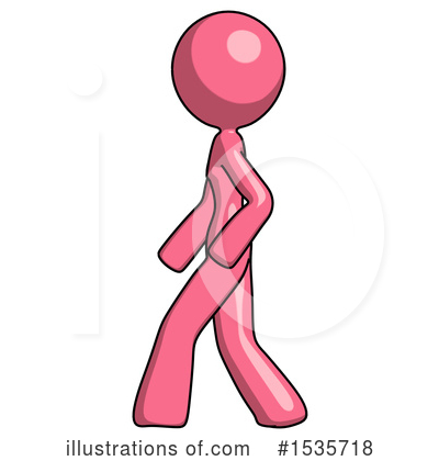 Royalty-Free (RF) Pink Design Mascot Clipart Illustration by Leo Blanchette - Stock Sample #1535718