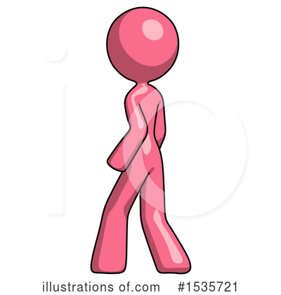 Royalty-Free (RF) Pink Design Mascot Clipart Illustration by Leo Blanchette - Stock Sample #1535721