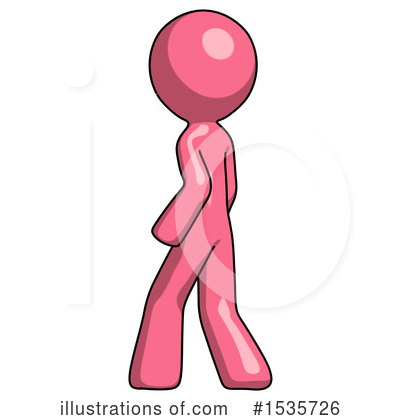 Royalty-Free (RF) Pink Design Mascot Clipart Illustration by Leo Blanchette - Stock Sample #1535726