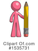 Pink Design Mascot Clipart #1535731 by Leo Blanchette