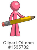 Pink Design Mascot Clipart #1535732 by Leo Blanchette