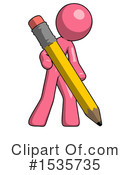 Pink Design Mascot Clipart #1535735 by Leo Blanchette