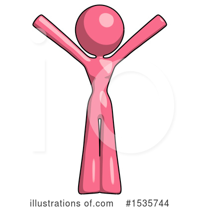 Royalty-Free (RF) Pink Design Mascot Clipart Illustration by Leo Blanchette - Stock Sample #1535744