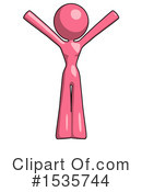 Pink Design Mascot Clipart #1535744 by Leo Blanchette