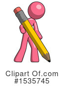 Pink Design Mascot Clipart #1535745 by Leo Blanchette