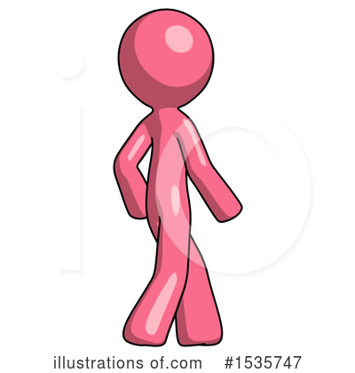Royalty-Free (RF) Pink Design Mascot Clipart Illustration by Leo Blanchette - Stock Sample #1535747
