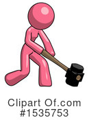 Pink Design Mascot Clipart #1535753 by Leo Blanchette