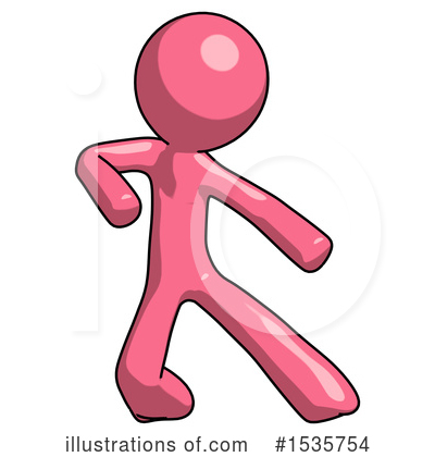 Royalty-Free (RF) Pink Design Mascot Clipart Illustration by Leo Blanchette - Stock Sample #1535754