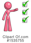 Pink Design Mascot Clipart #1535755 by Leo Blanchette