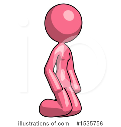 Royalty-Free (RF) Pink Design Mascot Clipart Illustration by Leo Blanchette - Stock Sample #1535756