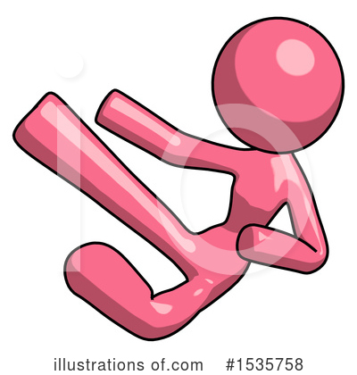 Royalty-Free (RF) Pink Design Mascot Clipart Illustration by Leo Blanchette - Stock Sample #1535758