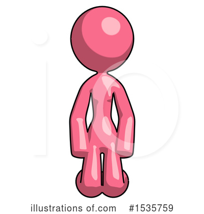 Royalty-Free (RF) Pink Design Mascot Clipart Illustration by Leo Blanchette - Stock Sample #1535759