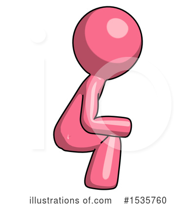 Royalty-Free (RF) Pink Design Mascot Clipart Illustration by Leo Blanchette - Stock Sample #1535760