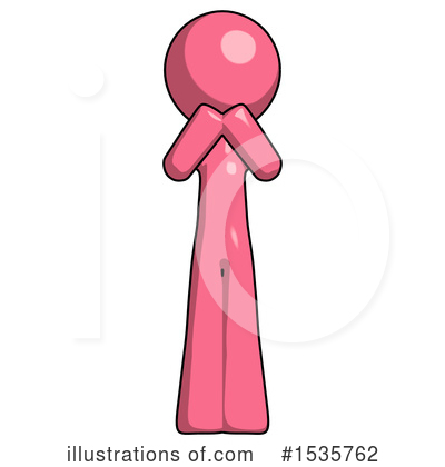 Royalty-Free (RF) Pink Design Mascot Clipart Illustration by Leo Blanchette - Stock Sample #1535762
