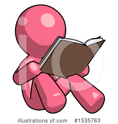Royalty-Free (RF) Pink Design Mascot Clipart Illustration by Leo Blanchette - Stock Sample #1535763