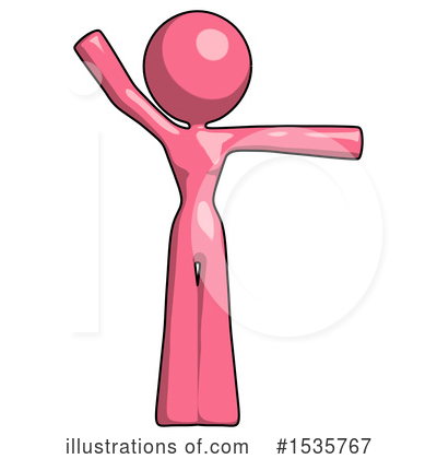 Royalty-Free (RF) Pink Design Mascot Clipart Illustration by Leo Blanchette - Stock Sample #1535767