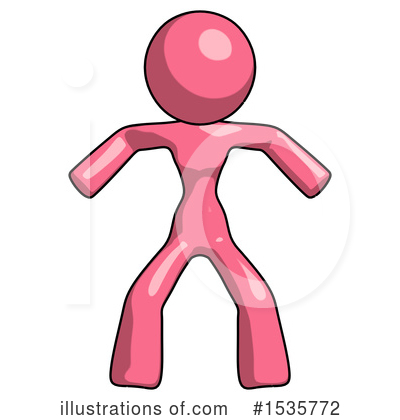 Royalty-Free (RF) Pink Design Mascot Clipart Illustration by Leo Blanchette - Stock Sample #1535772