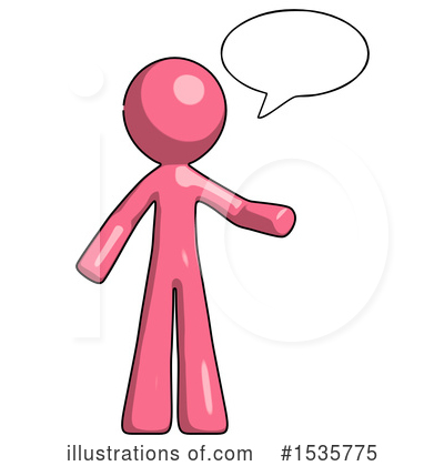 Royalty-Free (RF) Pink Design Mascot Clipart Illustration by Leo Blanchette - Stock Sample #1535775