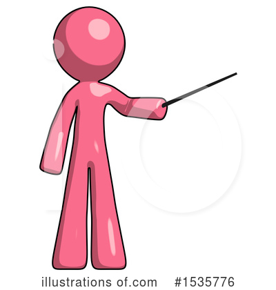 Royalty-Free (RF) Pink Design Mascot Clipart Illustration by Leo Blanchette - Stock Sample #1535776