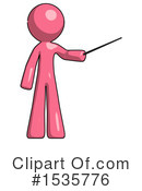 Pink Design Mascot Clipart #1535776 by Leo Blanchette