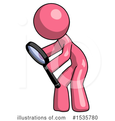 Royalty-Free (RF) Pink Design Mascot Clipart Illustration by Leo Blanchette - Stock Sample #1535780