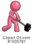 Pink Design Mascot Clipart #1535781 by Leo Blanchette