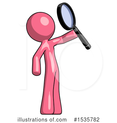 Royalty-Free (RF) Pink Design Mascot Clipart Illustration by Leo Blanchette - Stock Sample #1535782